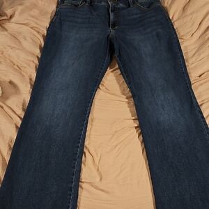 Gloria Vanderbilt Dark Blue Flare Jeans